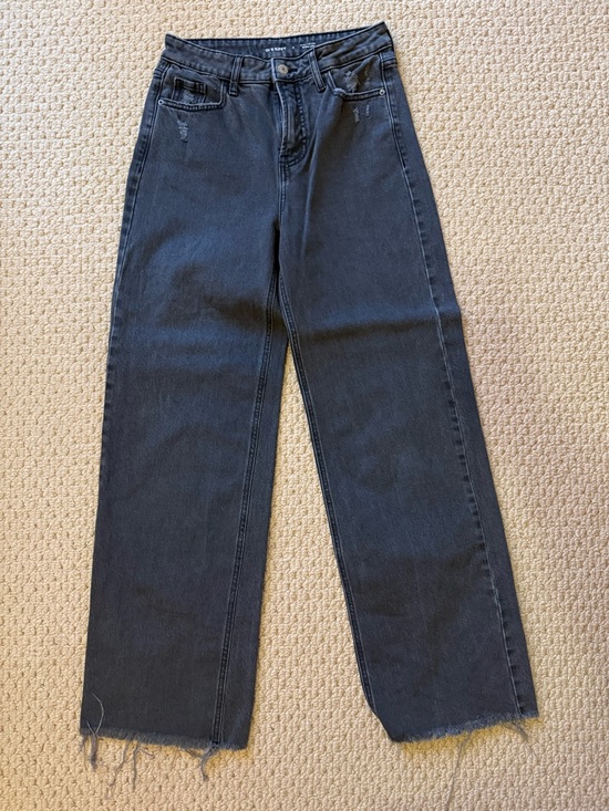Old Navy Denim - Old Navy Extra High-Rise Wide Leg Jeans in Washed Black